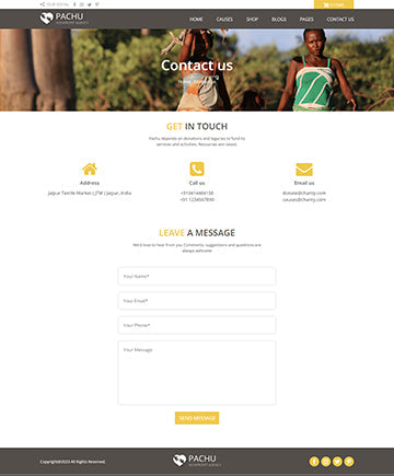 Pachu - NGO/Non Profit Wordpress theme