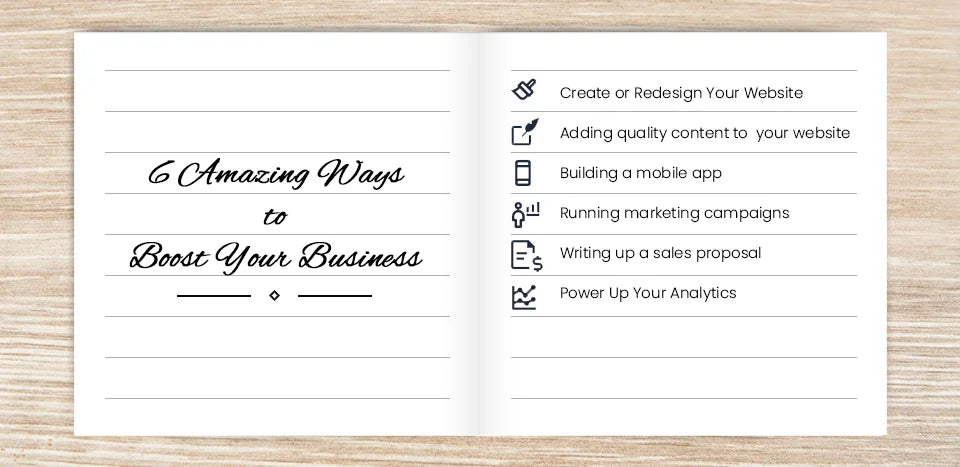 6 Amazing Ways To Boost Your Business