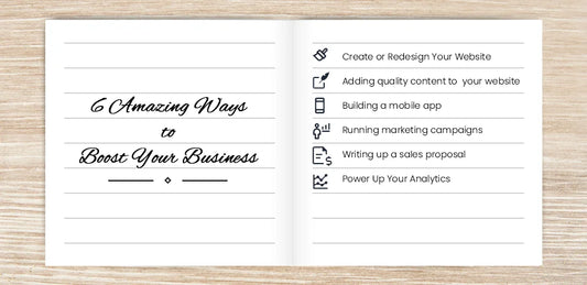 6 Amazing Ways To Boost Your Business
