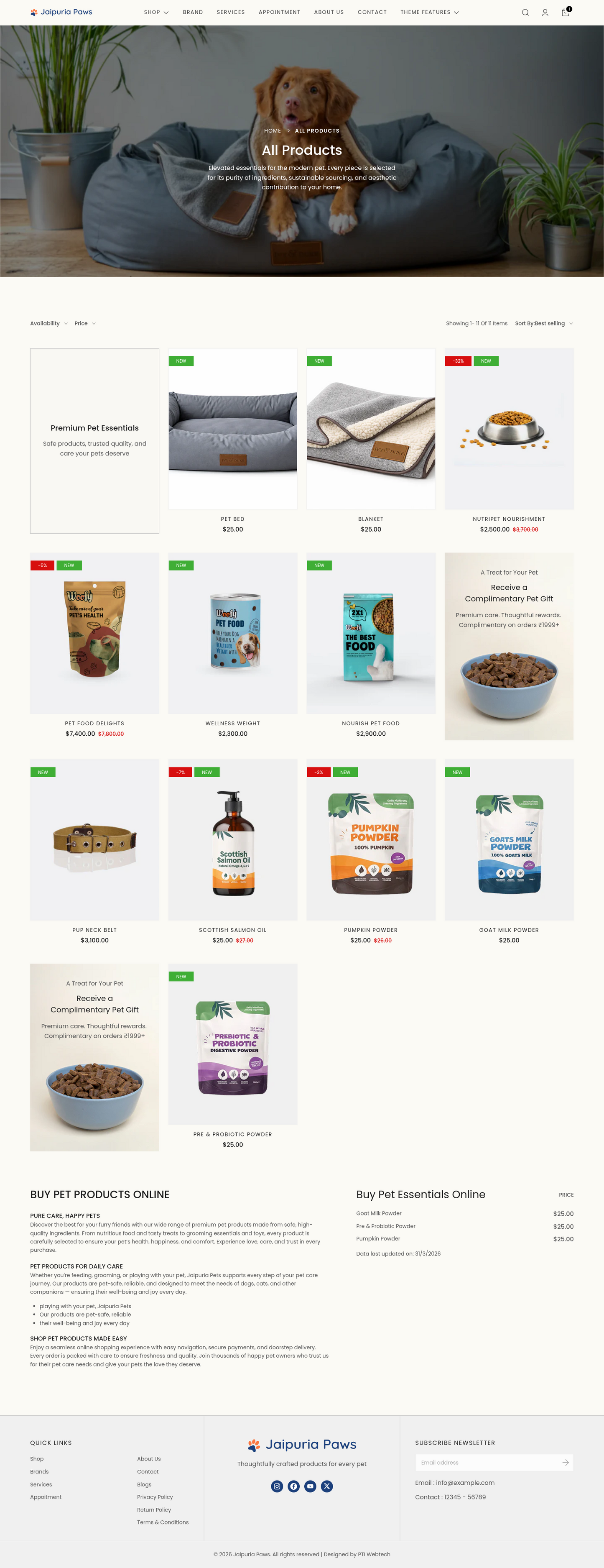 All-Products Page