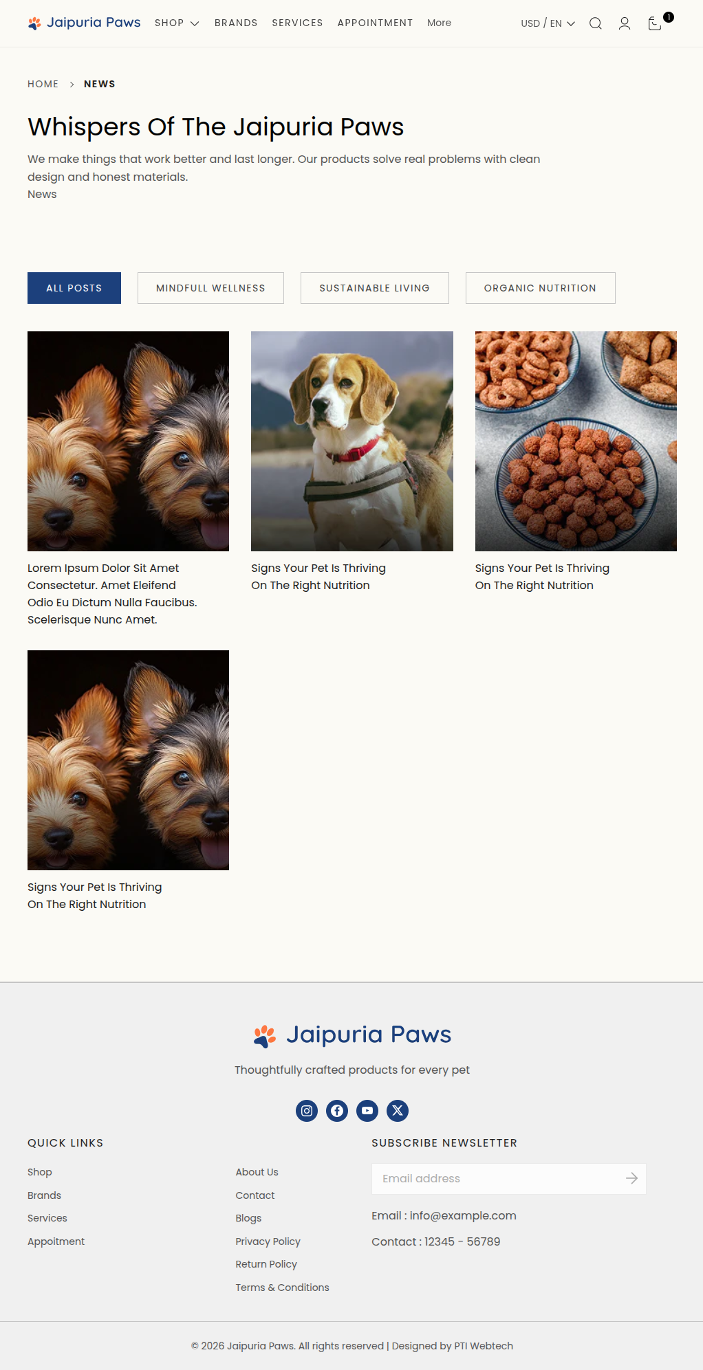 Blog-page
