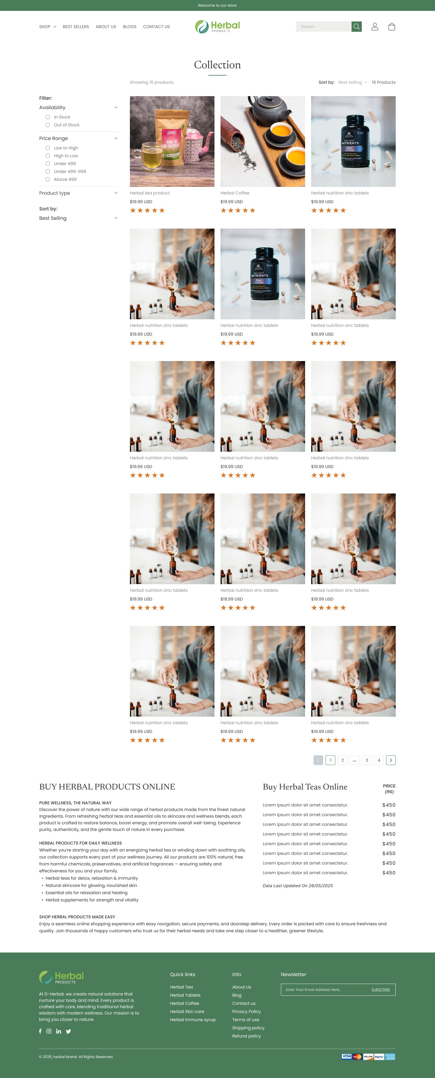 D-Herbal Shopify Theme