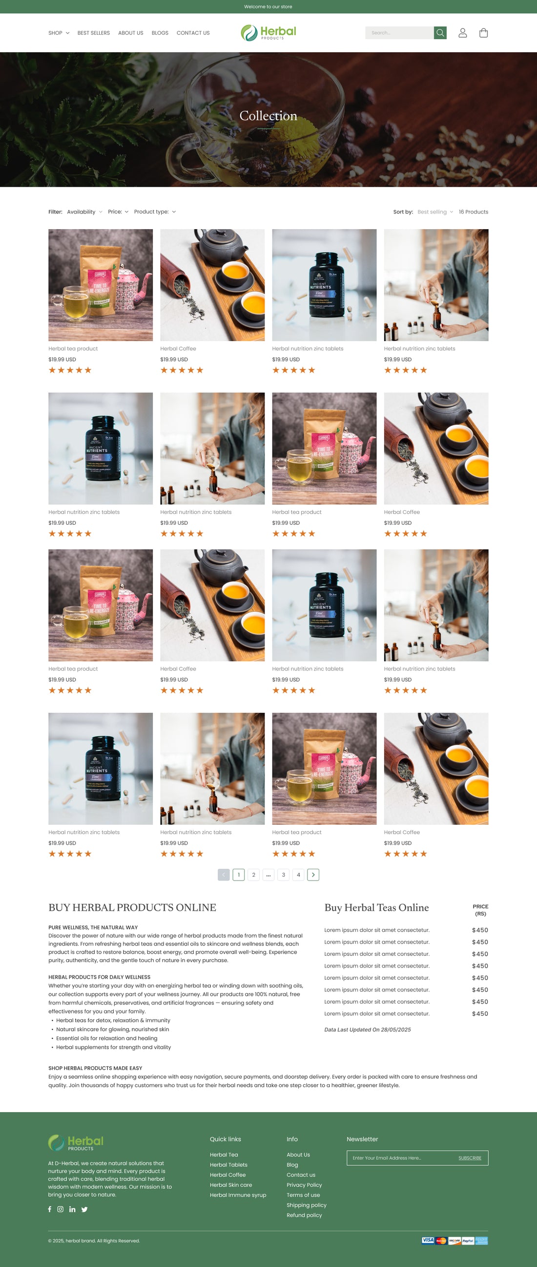 D-Herbal Shopify Theme