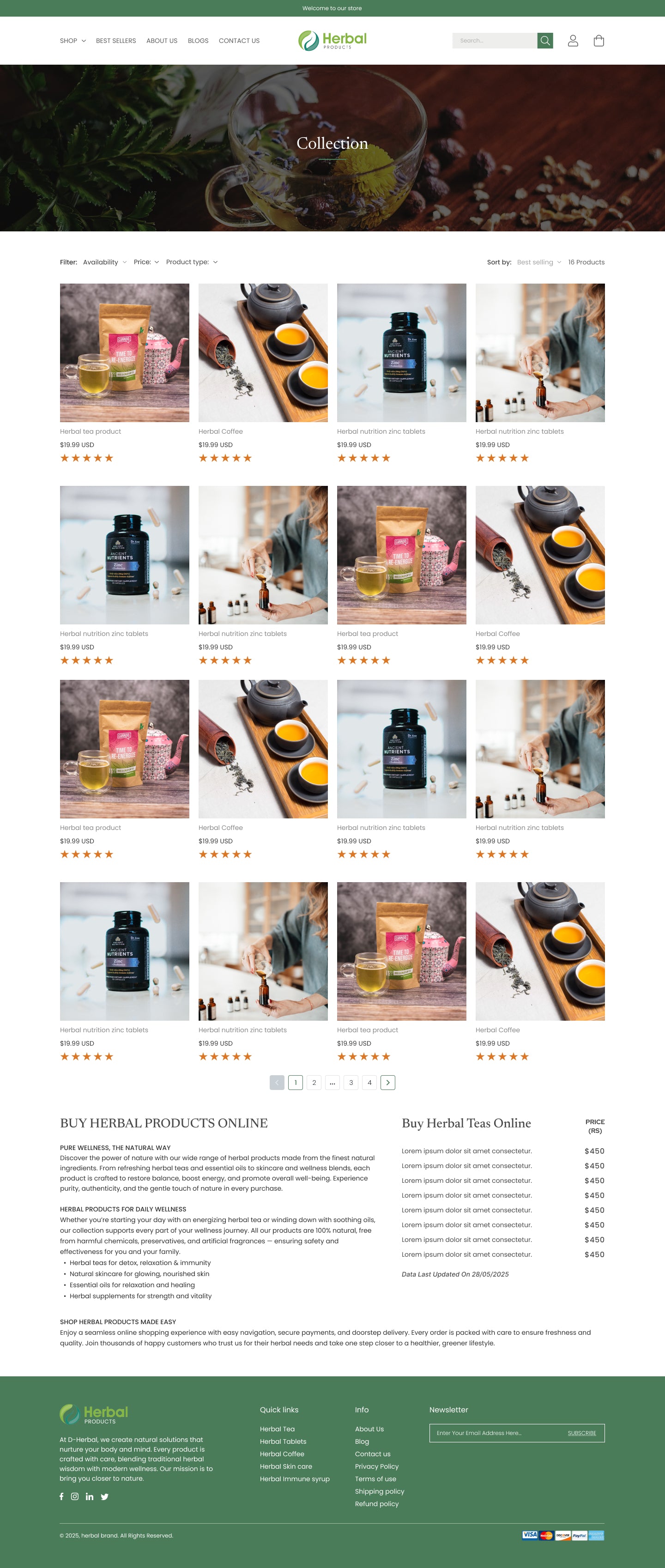 D-Herbal Shopify Theme