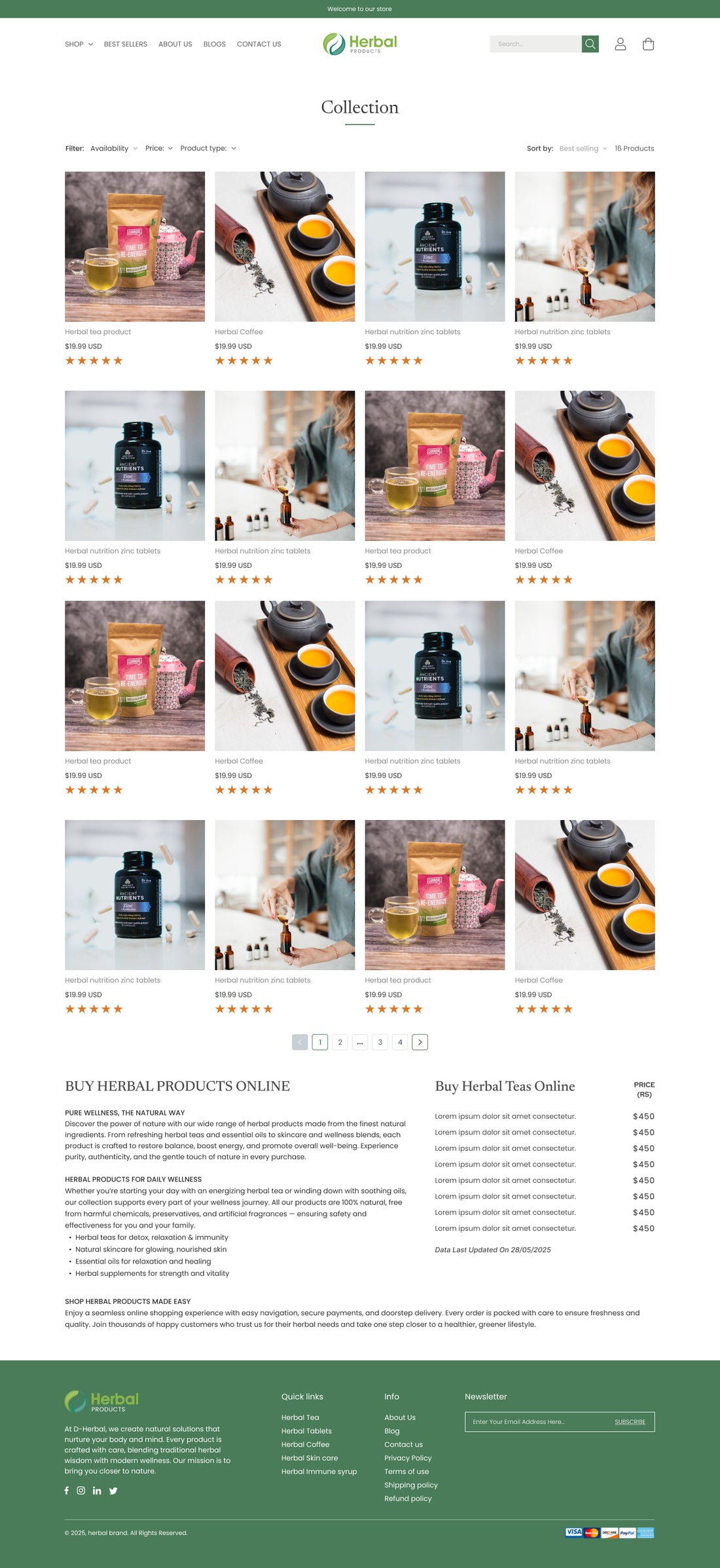 D-Herbal Shopify Theme