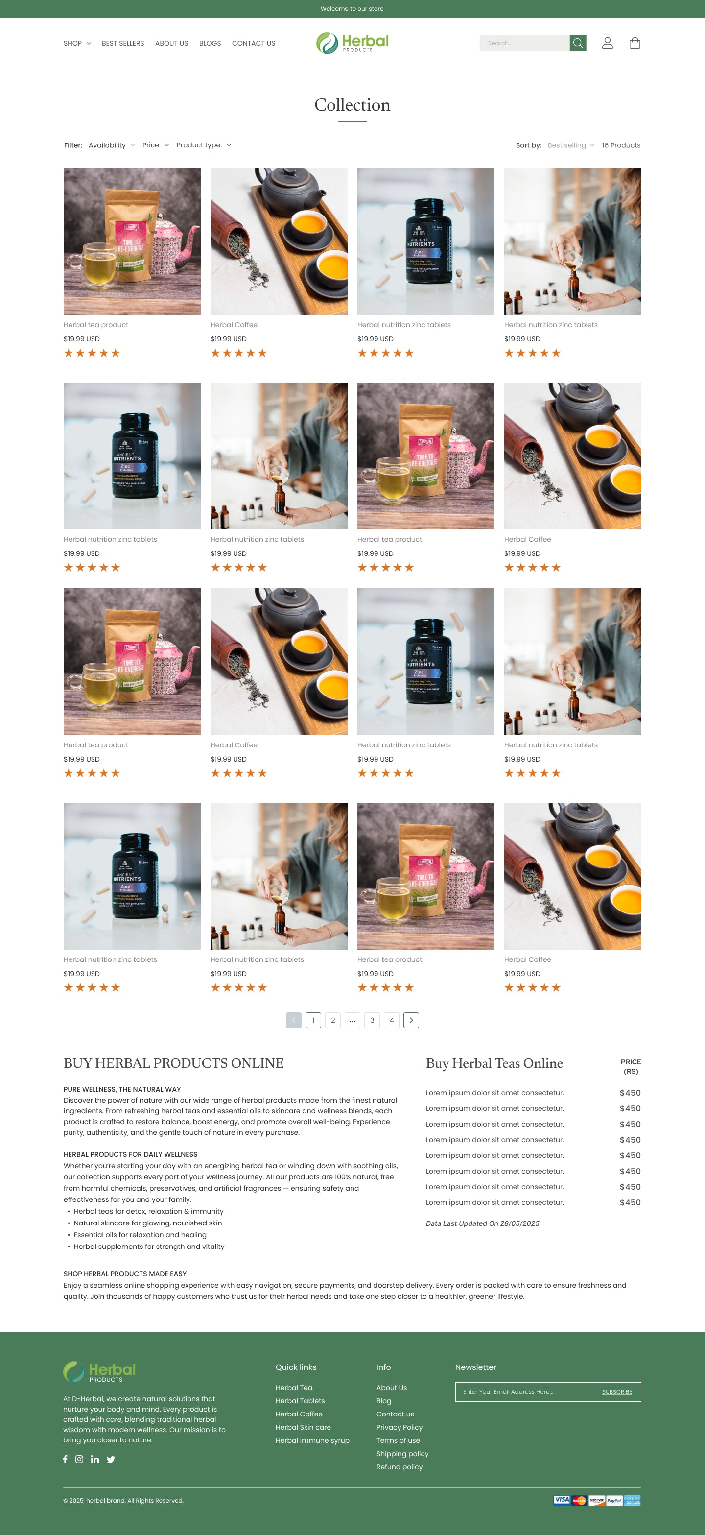 D-Herbal Shopify Theme