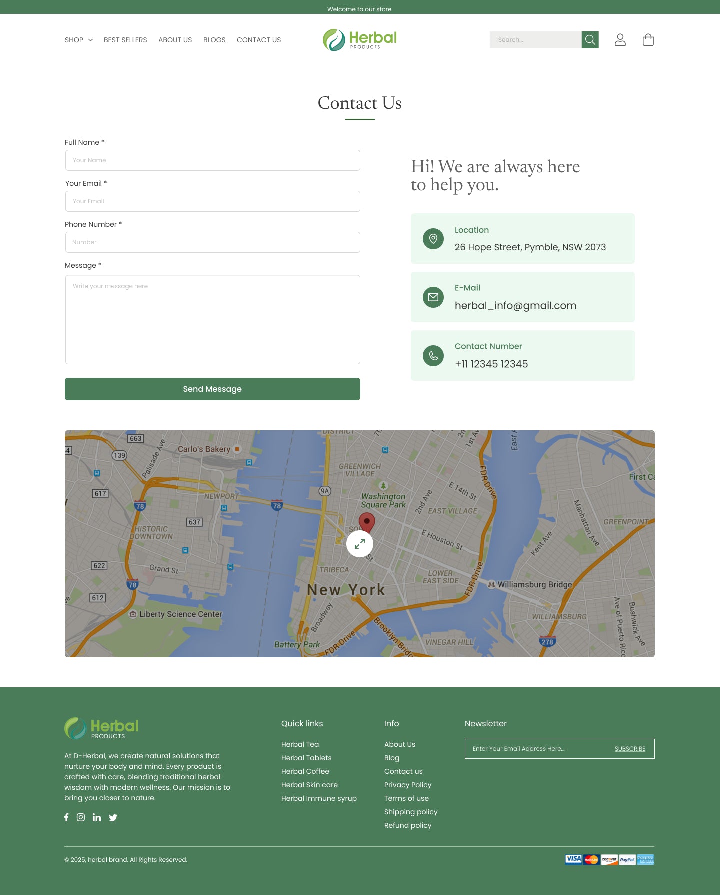 D-Herbal Shopify Theme
