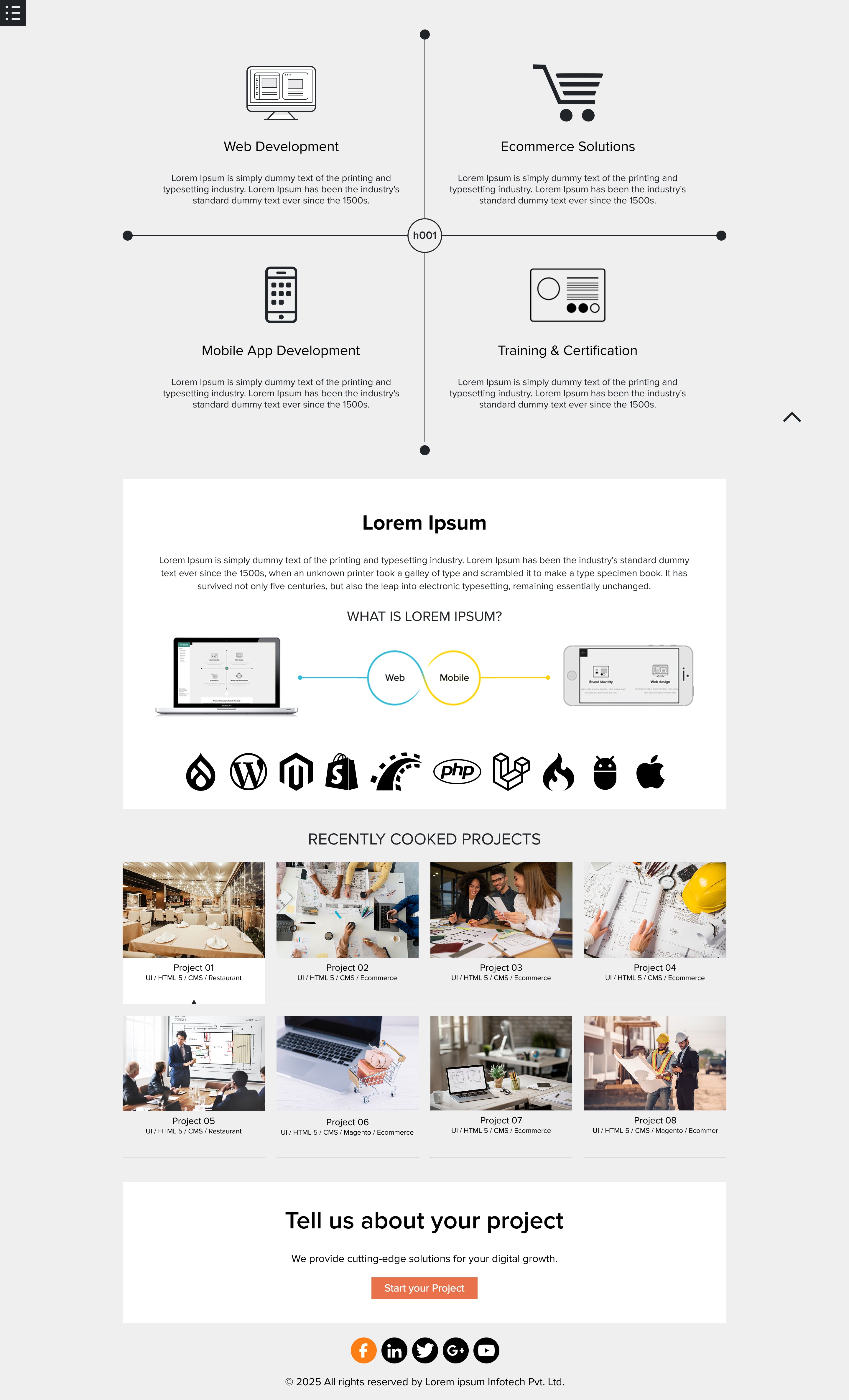 Hard Html Project Examples Feature-Rich HTML Template for Web Design & Development Projects – PTI ...