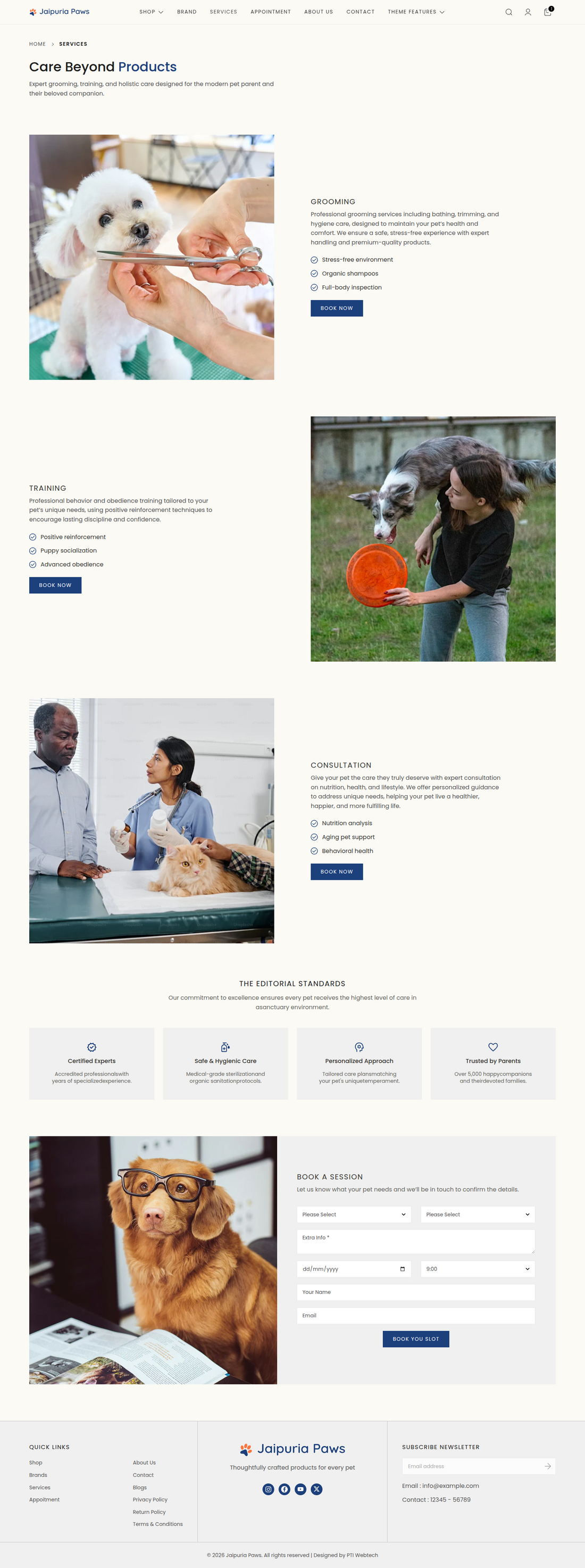Service Page