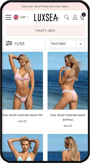 Luxsea swimwear shop