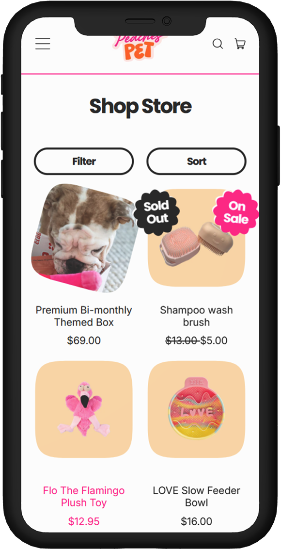ptiwebtech-peaches-pet-collection-mobile